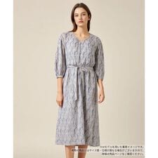 プリントフレアワンピース