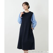 洗えるレイヤード風ワンピース【25年9月カタログ】