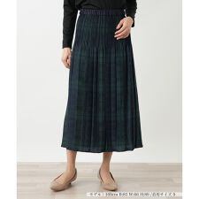 チェックプリーツスカート【Leilian WHITE LABEL】