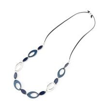 オーバルモチーフロングネックレス