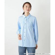 ストライプシャツブラウス【Leilian WHITE LABEL】