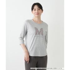 刺繍ボーダーカットソー【MUSE BY ROCHAS Premiere】