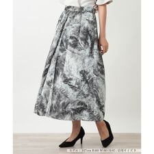 プリントフレアスカート