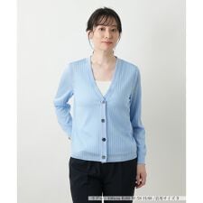 Vネックカーディガン