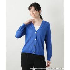 Vネックカーディガン