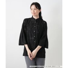 カットワーク刺繍ブラウス【ROCHAS Premiere】