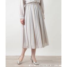【店舗人気】ストライププリーツスカート