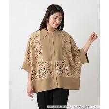 レース切替ドルマンブラウス