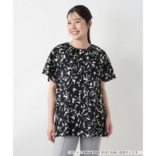 フラワープリントブラウス