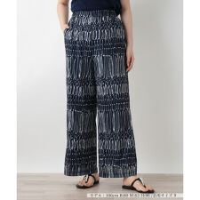 プリントワイドパンツ