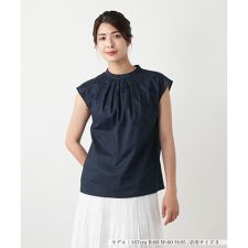 スタンドカラーブラウス