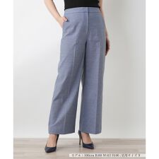 センタープレスワイドパンツ