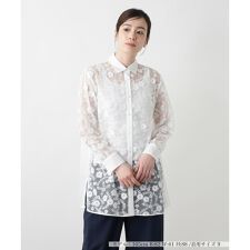 【店舗人気】シアーレースブラウス