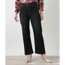 ブラックデニムパンツ【L JEANS】