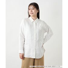 フラワー刺繍ブラウス