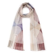 幾何学柄ストール【FASAC】