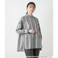 ストライプブラウス