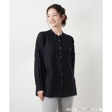 バンドカラーブラウス【ROCHAS Premiere】