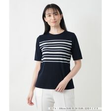 ラメボーダーニット【ROCHAS Premiere】