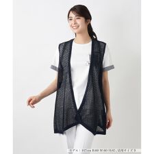 ロングニットベスト