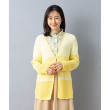グラデーションボーダーカーディガン