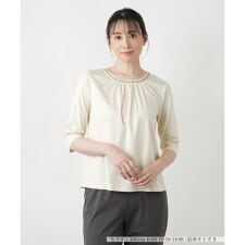 スパンコール七分袖カットソー