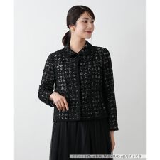 千鳥格子柄ジャケット