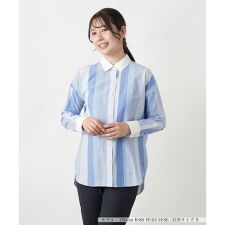 ストライプブラウス