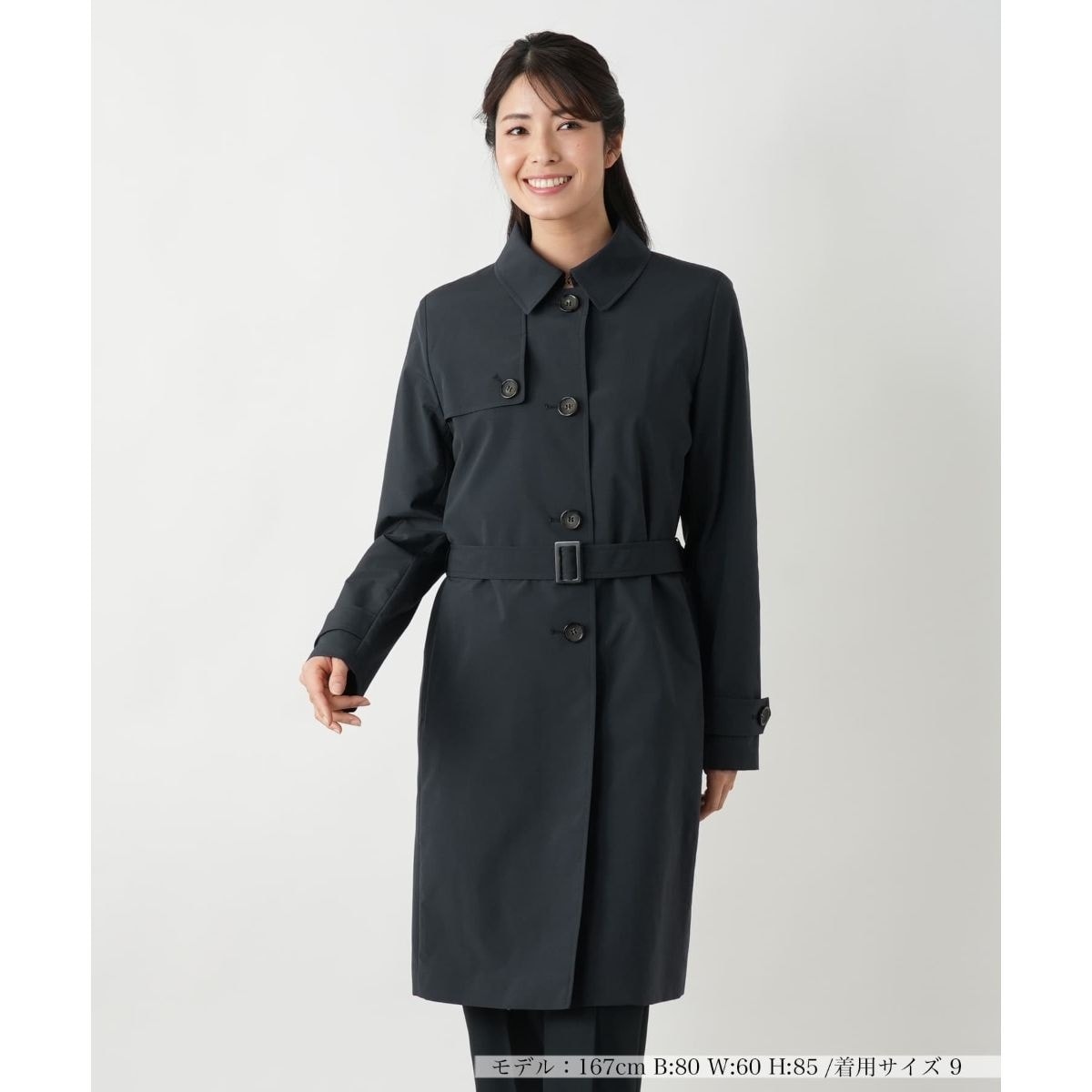 別注【Aquascutum/アクアスキュータム】xLESSAGE ショートトレンチ