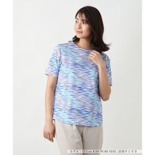 プリントクルーネックカットソー【MUSE BY ROCHAS Premiere】