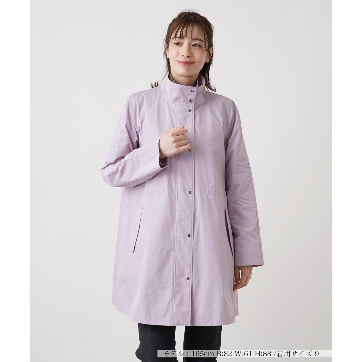 スタンドカラーコート