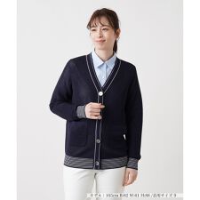 Vネックカーディガン