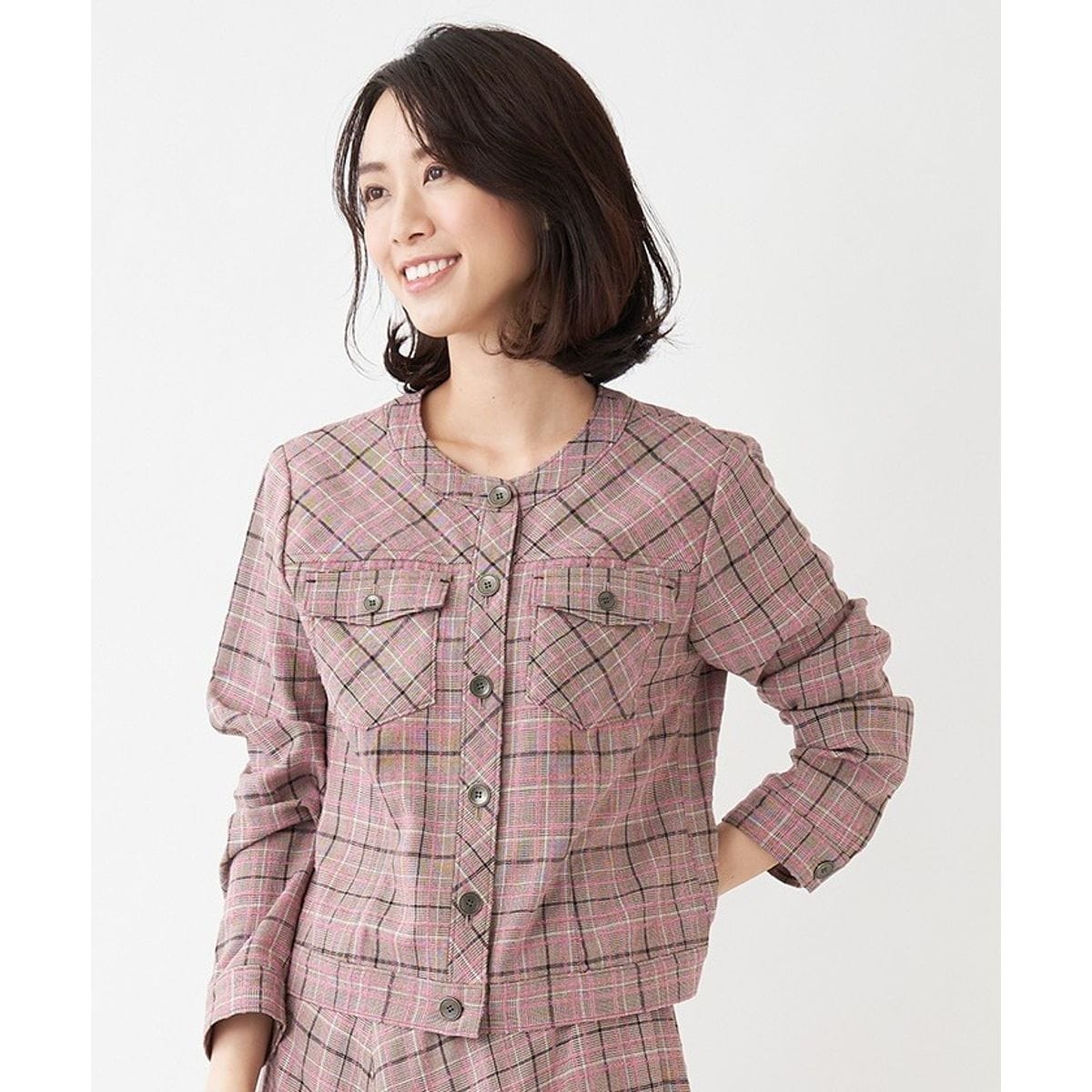 店舗人気】ノーカラージャケット | レリアン(Leilian) | マルイウェブ