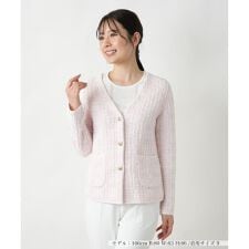 Vネックニットジャケット