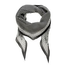 ストライプ切替スカーフ