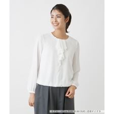 フロントフリルブラウス