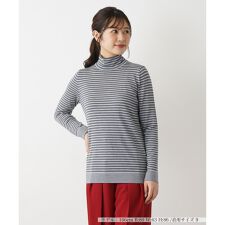 ボーダー柄カットソー