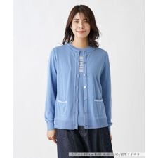 クルーネックカーディガン