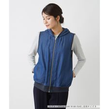 デニムベスト【MUSE BY ROCHAS Premiere】