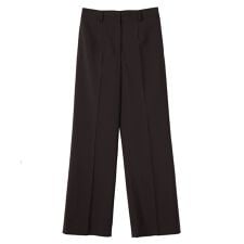 センタープレスストレートパンツ