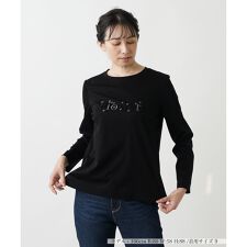 レリアン(Leilian)のフラワーロゴカットソー