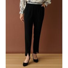 【ROCHAS Premiere】スリット入りパンツ