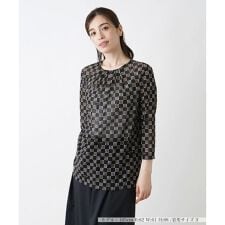 レリアン(Leilian)の総柄プルオーバー【ROCHAS Premiere】