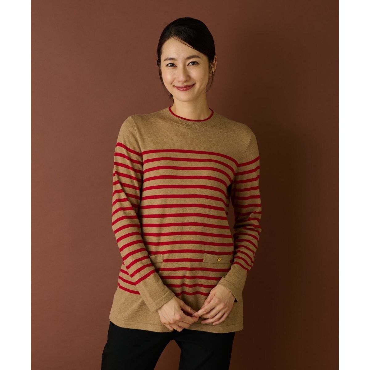 Leilian レリアン クロッシェ編み切替ニット 定価56,100円 クロッシェ編み切替ニット|レリアン | レリアン公式オンラインストア