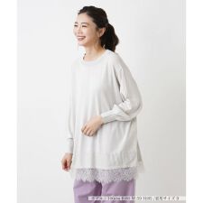 チュニック丈ニットプルオーバー【Leilian WHITE LABEL】