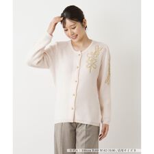 クルーネックカーディガン