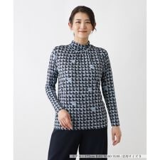 レリアン(Leilian)のグラフィカル総柄カットソー