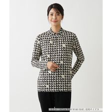 レリアン(Leilian)のグラフィカル総柄カットソー