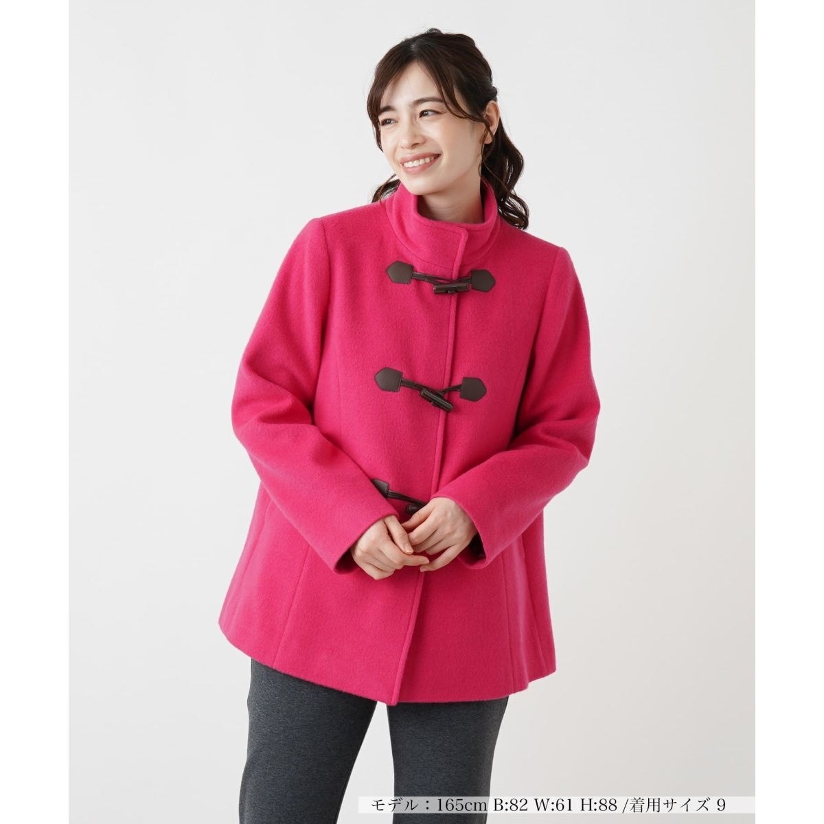 noble メルトンコート Noble メルトンスタンドカラーオーバーコート 黒 - メルカリ