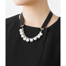 レリアン(Leilian)のコットンパールネックレス